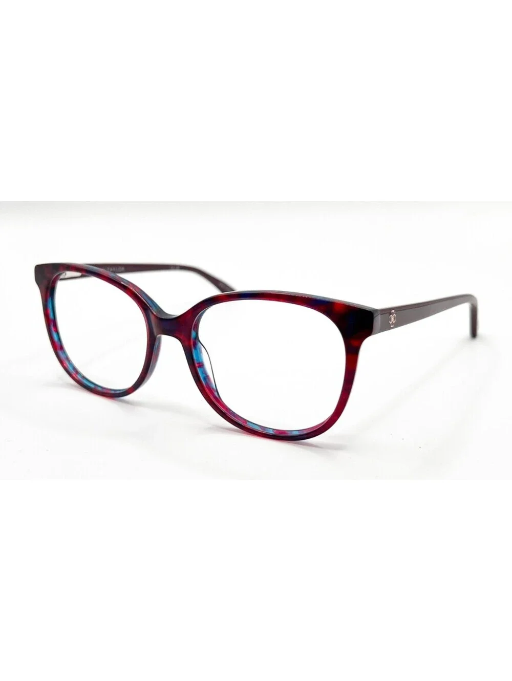 Ann Taylor At328 C04 Mulberry Marble Authentic Eyeglasses 53-17-135
